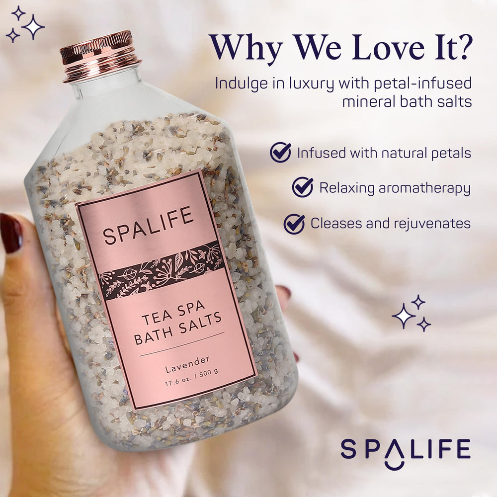 SpaLife gift set display ideal for self-care gift occasions.
