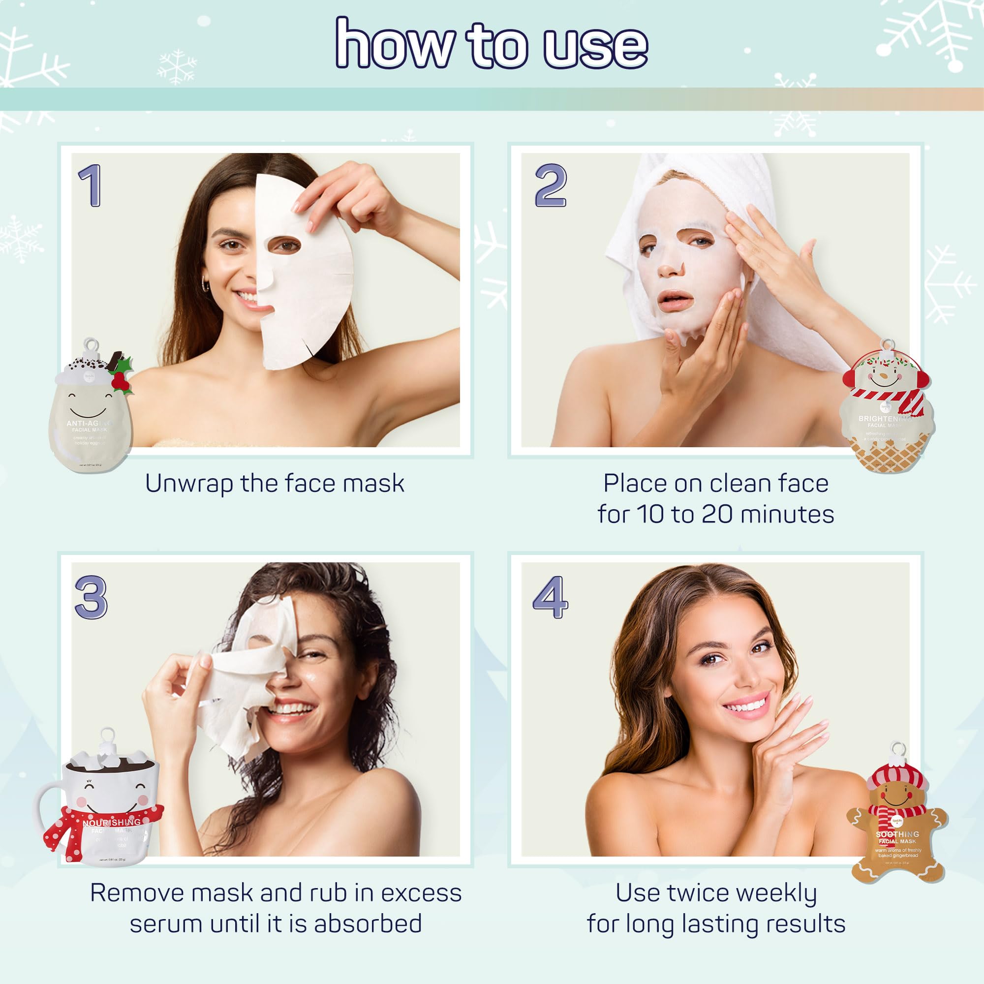 SpaLife Idee Cadeau Noel Soin Visage : soin spa à domicile pour l’hiver.