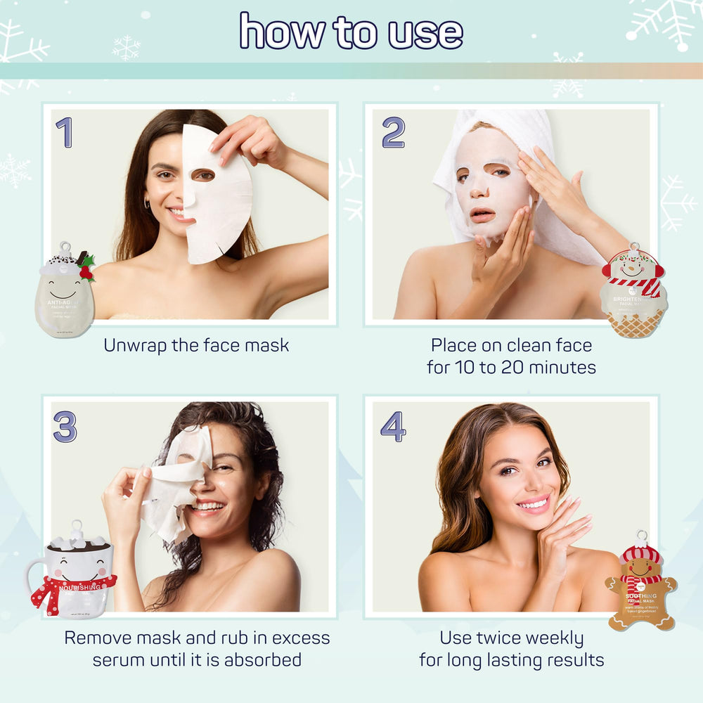 SpaLife Idee Cadeau Noel Soin Visage : soin spa à domicile pour l’hiver.