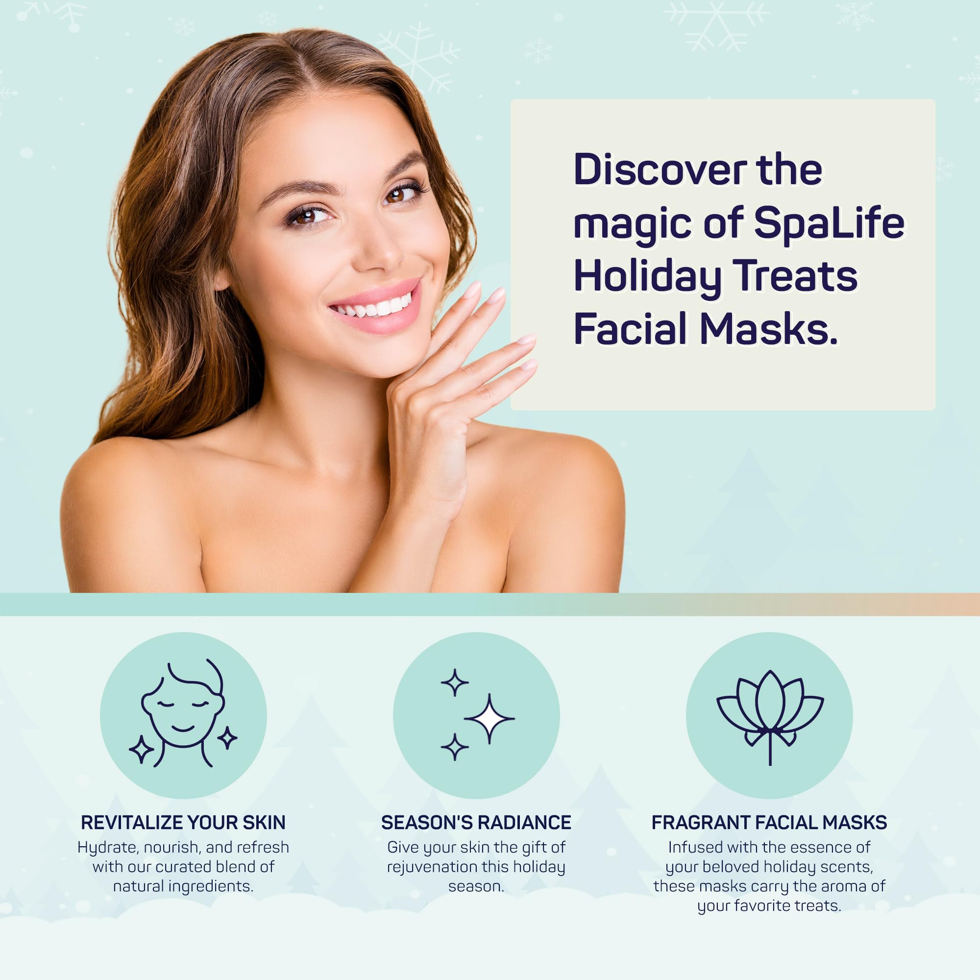 SpaLife Lot de 12 Masques : pratique et économique pour soin à domicile.