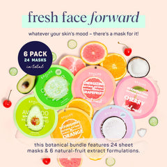 SpaLife masque fruits pamplemousse: éclat du teint et fraîcheur tonique