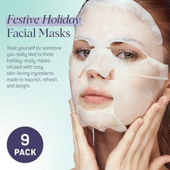 SpaLife Snow Cute – masque nourrissant au cacao et bleuets.