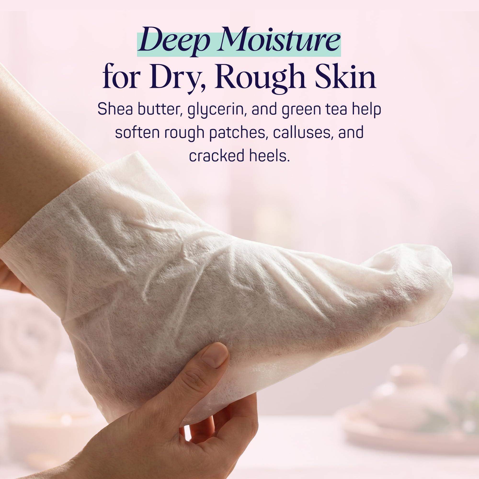 SpaLife Moisturizing Foot Sockies overnight therapy with long-lasting hydration