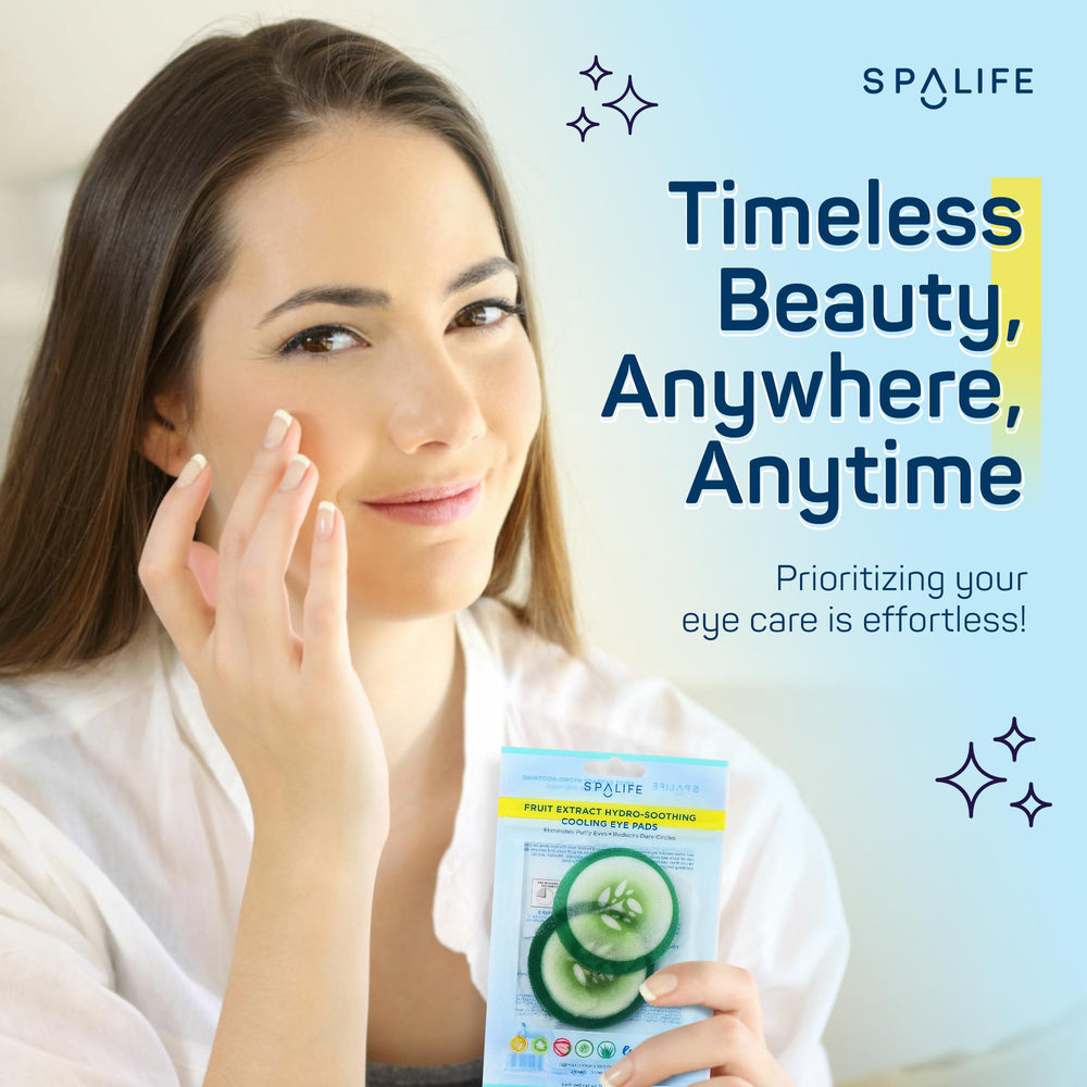 SpaLife patches yeux concombre anti-poches réduisant le gonflement