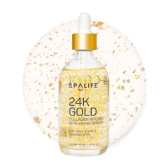 SpaLife Or et Argent – bouteille, fermeté et éclat du teint.