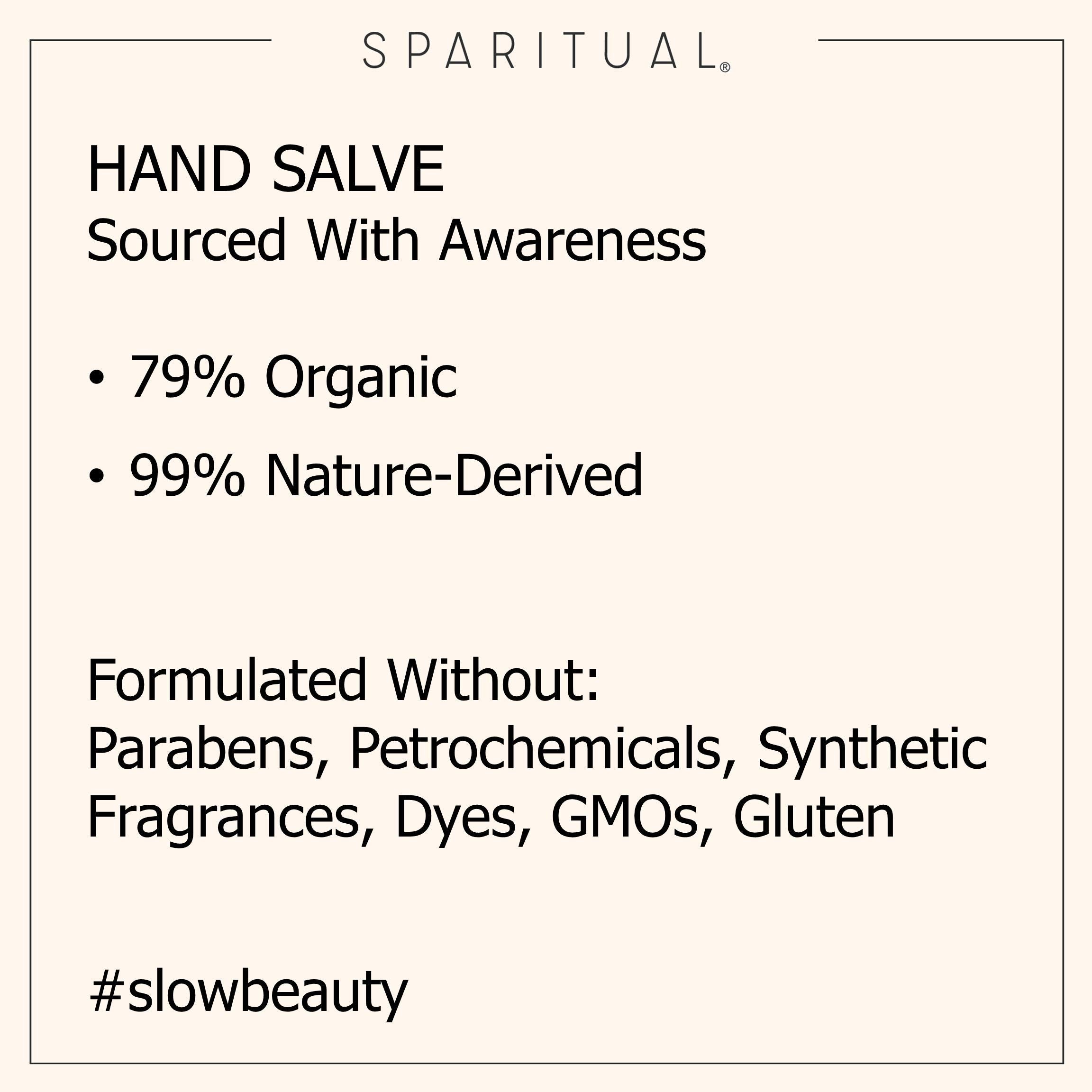 SpaRitual: formule cruelty-free vegan et fabriquée aux États‑Unis.