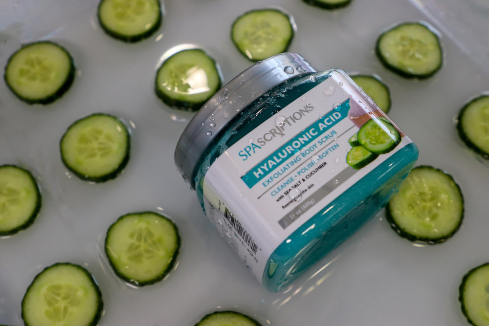 SpaScriptions fraîcheur – sensation rafraîchissante après exfoliation