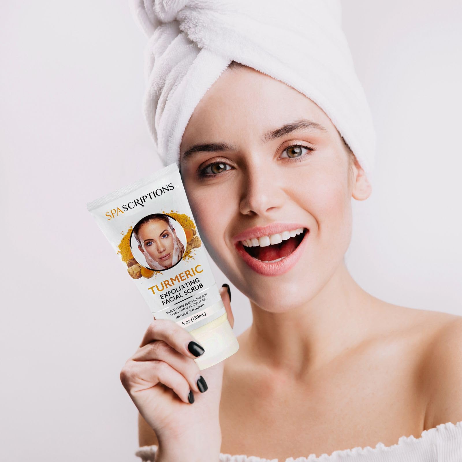 SpaScriptions Gommage Visage Arbre à Thé—rafraîchit et purifie la peau
