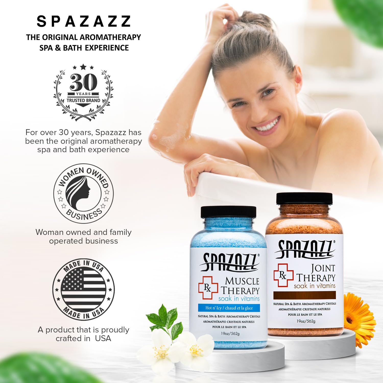Jarre Spazazz de 19 oz, pack double idéal pour offrir.