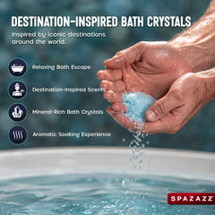 Spazazz Destinations Tokio cristales aromaterapia para relajación nocturna