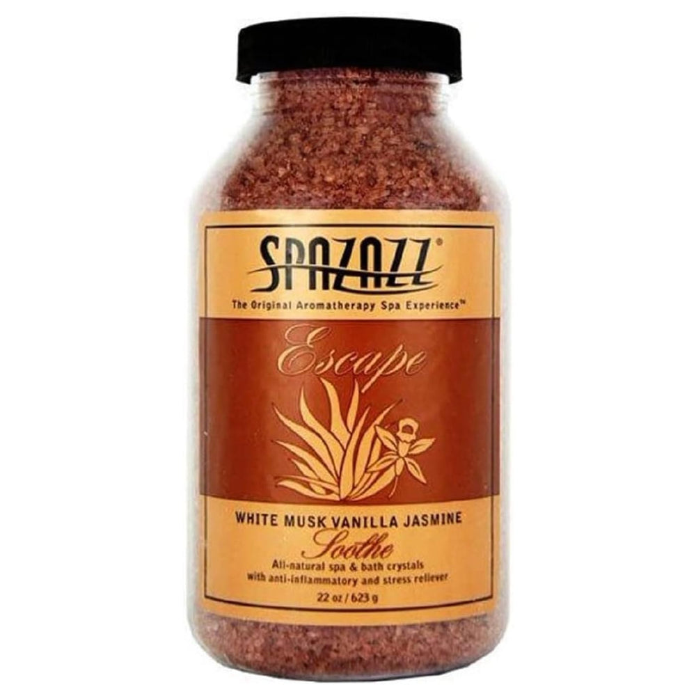 Spazazz Escape – cristaux aromathérapie, parfum sensuel et apaisant pour spa.