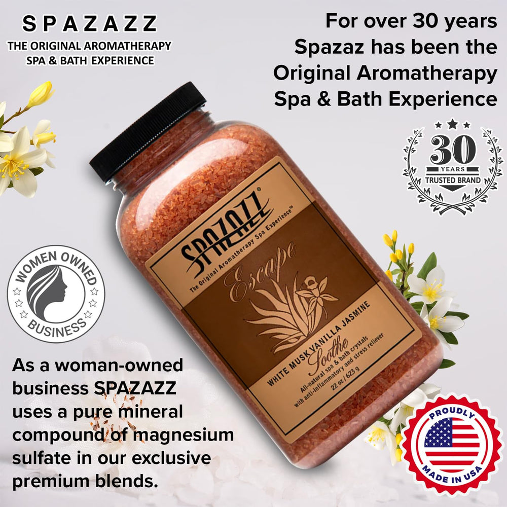 Spazazz Escape – fabriqué aux États‑Unis, plus de 30 ans d’expertise.