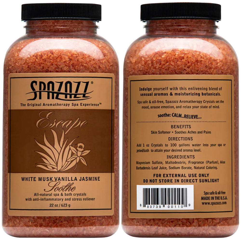 Spazazz Escape – musc blanc jasmin vanille, parfum sensuel et apaisant.