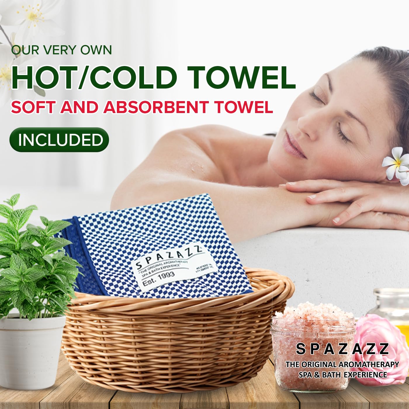 Sels de bain Spazazz Escape Verveine Coco ritual relaxant et frais