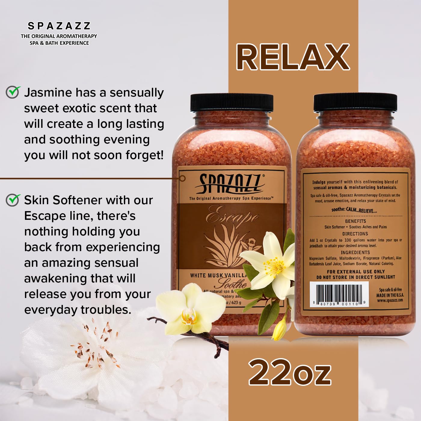 Spazazz Escape – mode d’emploi : ajouter une dose dans votre spa.