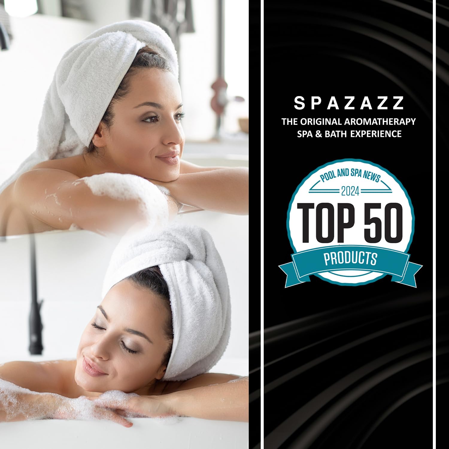 Spazazz fabriqué aux États-Unis avec plus de 30 ans d'expérience spa aromathérapique.