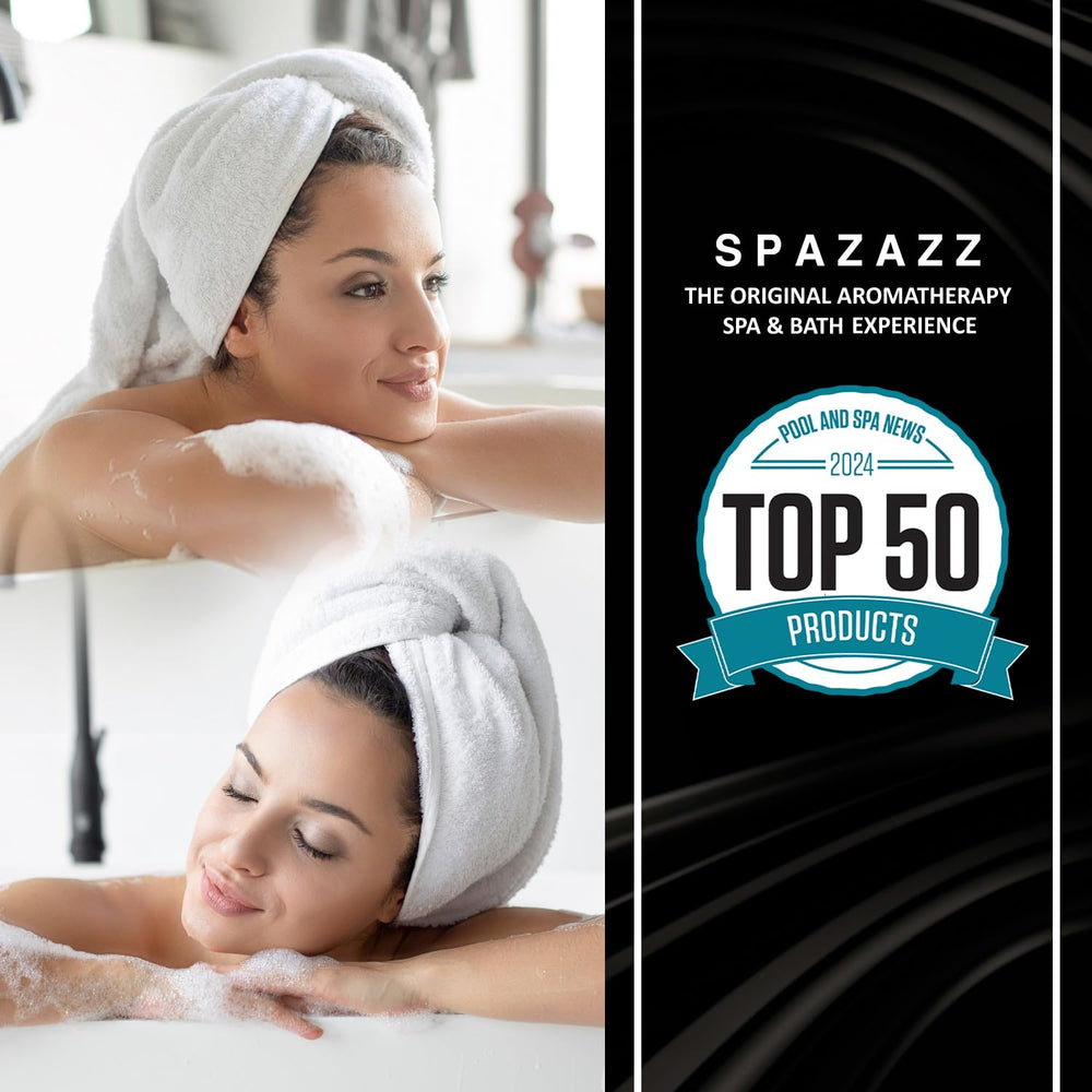 Spazazz fabriqué aux États-Unis avec plus de 30 ans d'expérience spa aromathérapique.