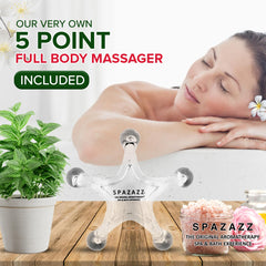 Masseur à main 5 points Spazazz pour cibler les zones de tension.