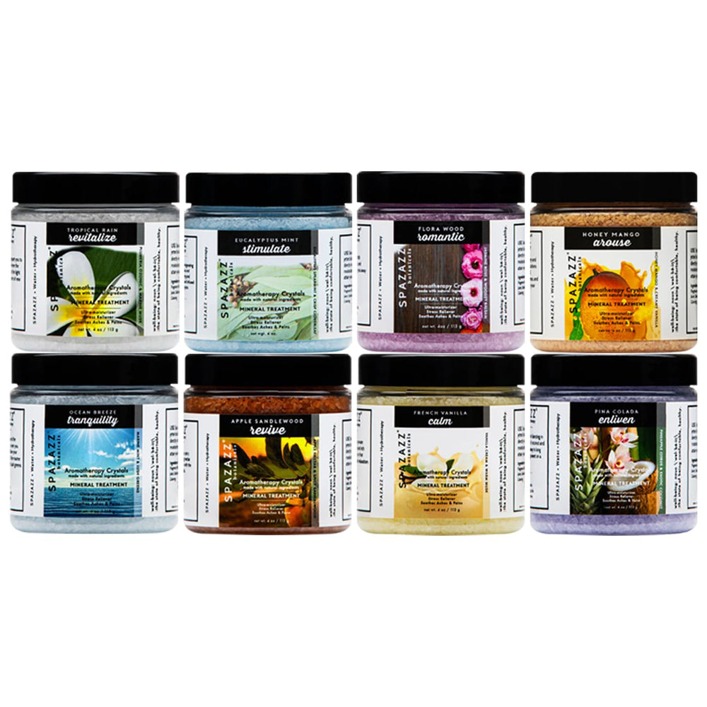 Spazazz Sels Bain Pomme Santal: aromathérapie réconfortante pour la détente à la maison.