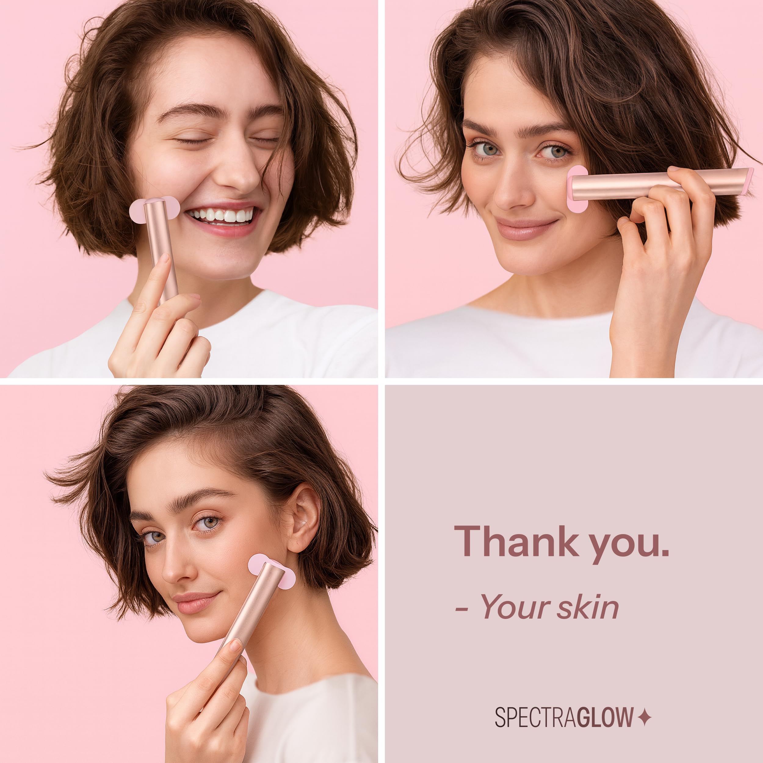 SpectraGlow: emballage cadeau soigné, idéal offert pour une routine de soin.