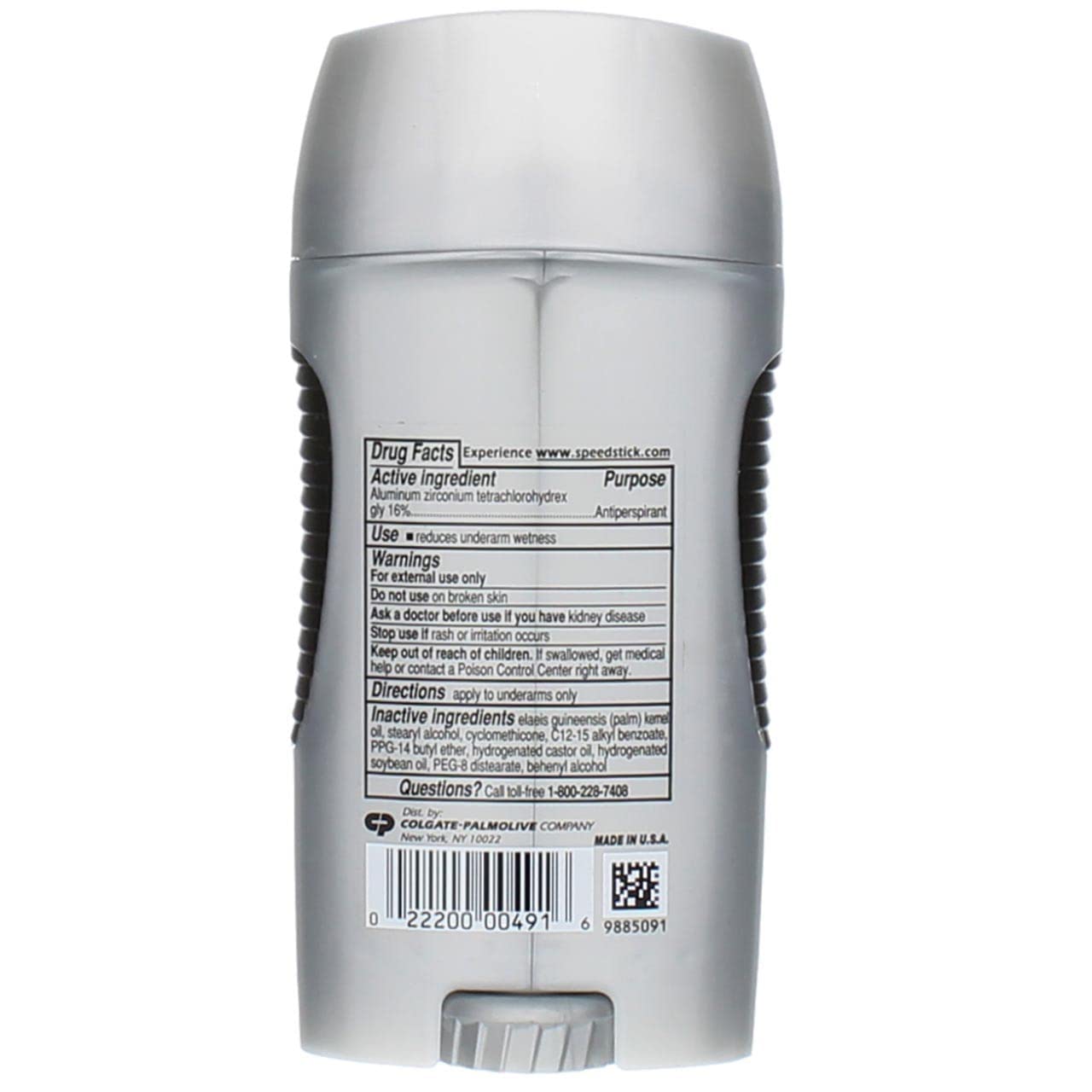 Bâton Speed Stick Power sans parfum en action, application facile.