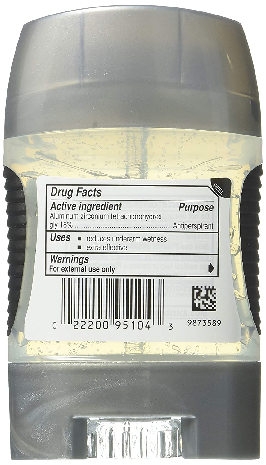 Speed Stick Power Clear Gel, glisse en douceur et laisse peu de résidu sur les vêtements.