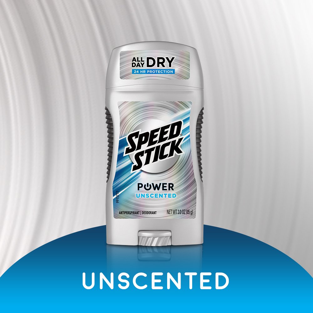 Speed Stick Power protection 24h contre odeurs et transpiration.