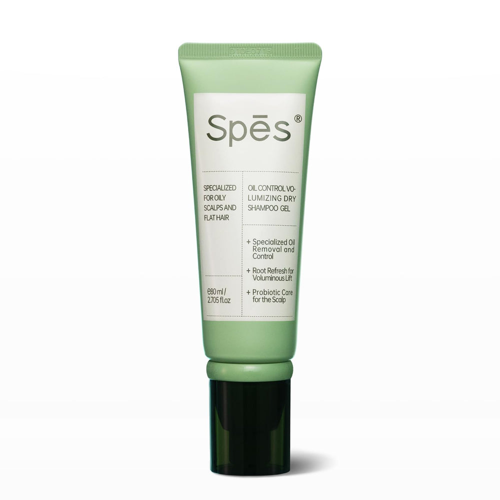 Spes Dry Shampoo 2e Génération Gel – flacon 80 ml, contrôle huile 24h.