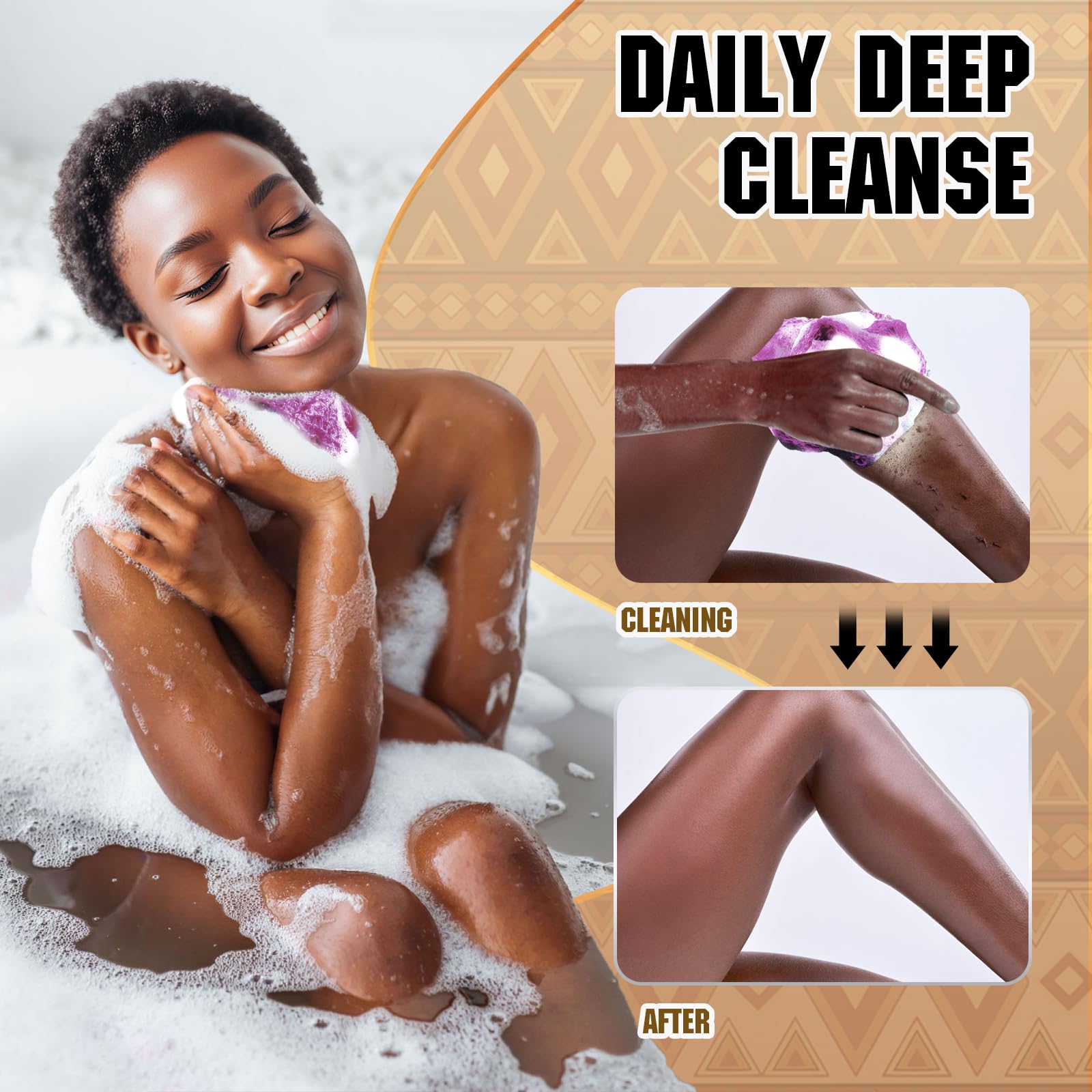 SpiralScgv éponge net format pratique — compagnon idéal pour la douche quotidienne.