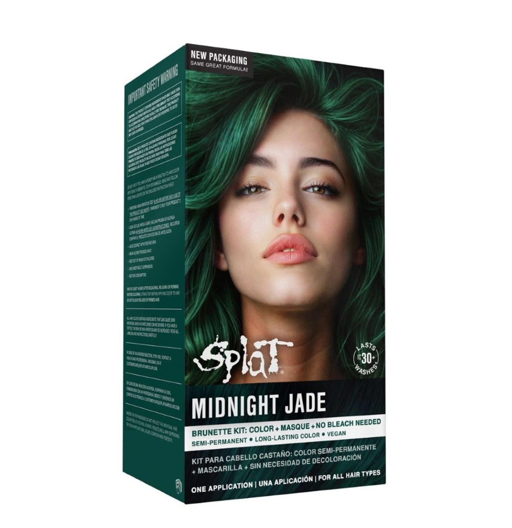 Splat Midnight Jade – bouteille de couleur semi-permanente offrant une teinte durable