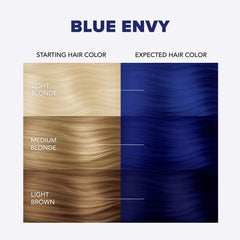 Splat Blue Envy poudre décolorante pour éclaircir les mèches rapidement.