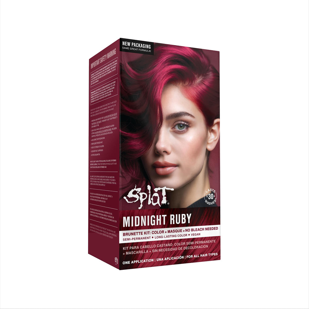 Splat Midnight Ruby, flacon colorant: couleur vibrante et durable.