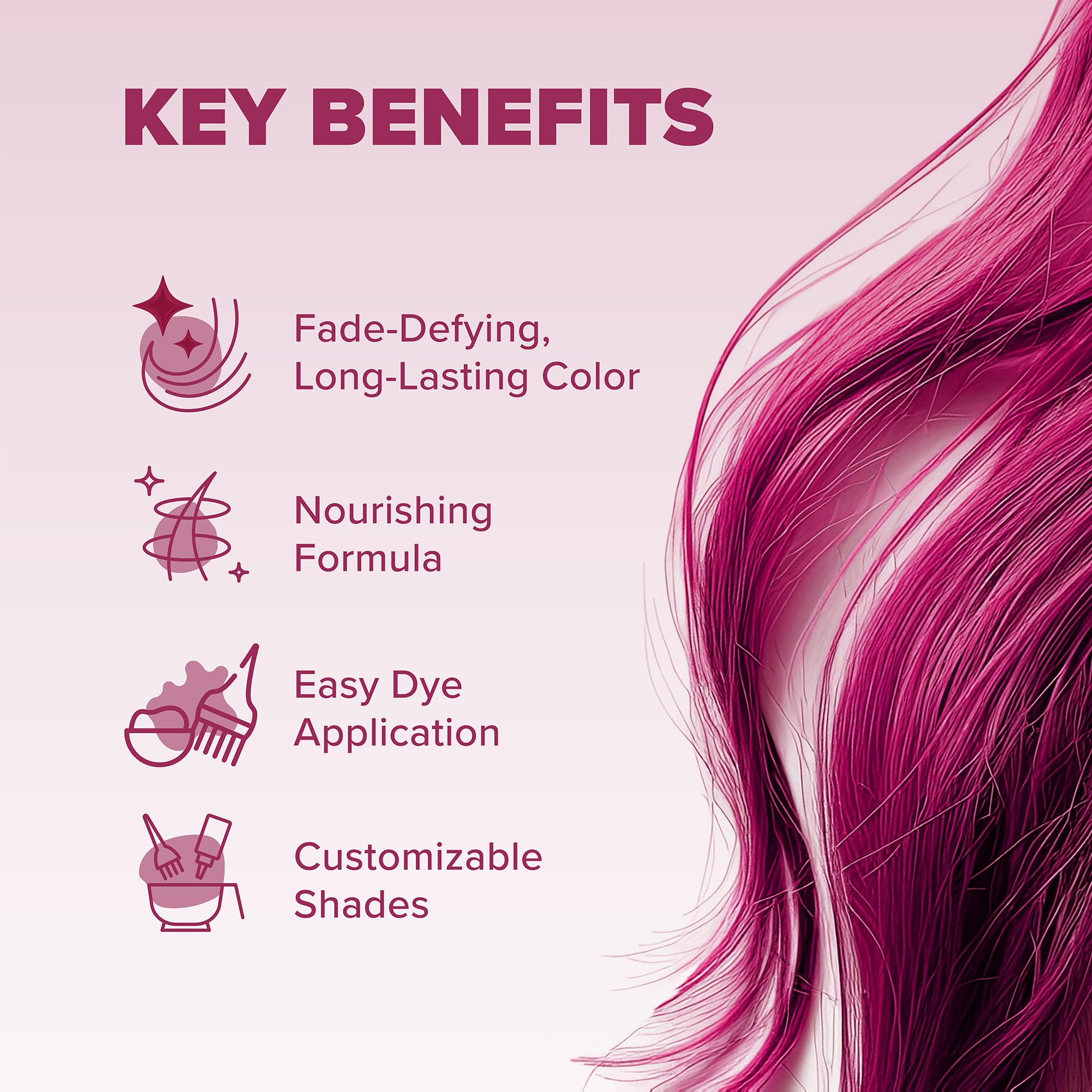 Extraits de baobab et quinoa dans Splat Midnight Magenta.
