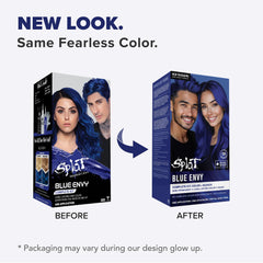 Splat Blue Envy oxydant pour obtenir un rendu fidèle et uniforme.