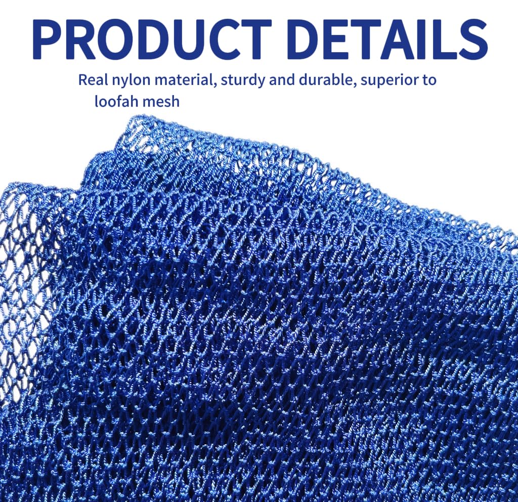 Éponge exfoliante net SPMKTBOZAI bleue, retire impuretés et renouvelle la peau.