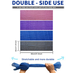 SPMKTBOZAI éponges africaines en nylon longues, nettoyage efficace des pores.