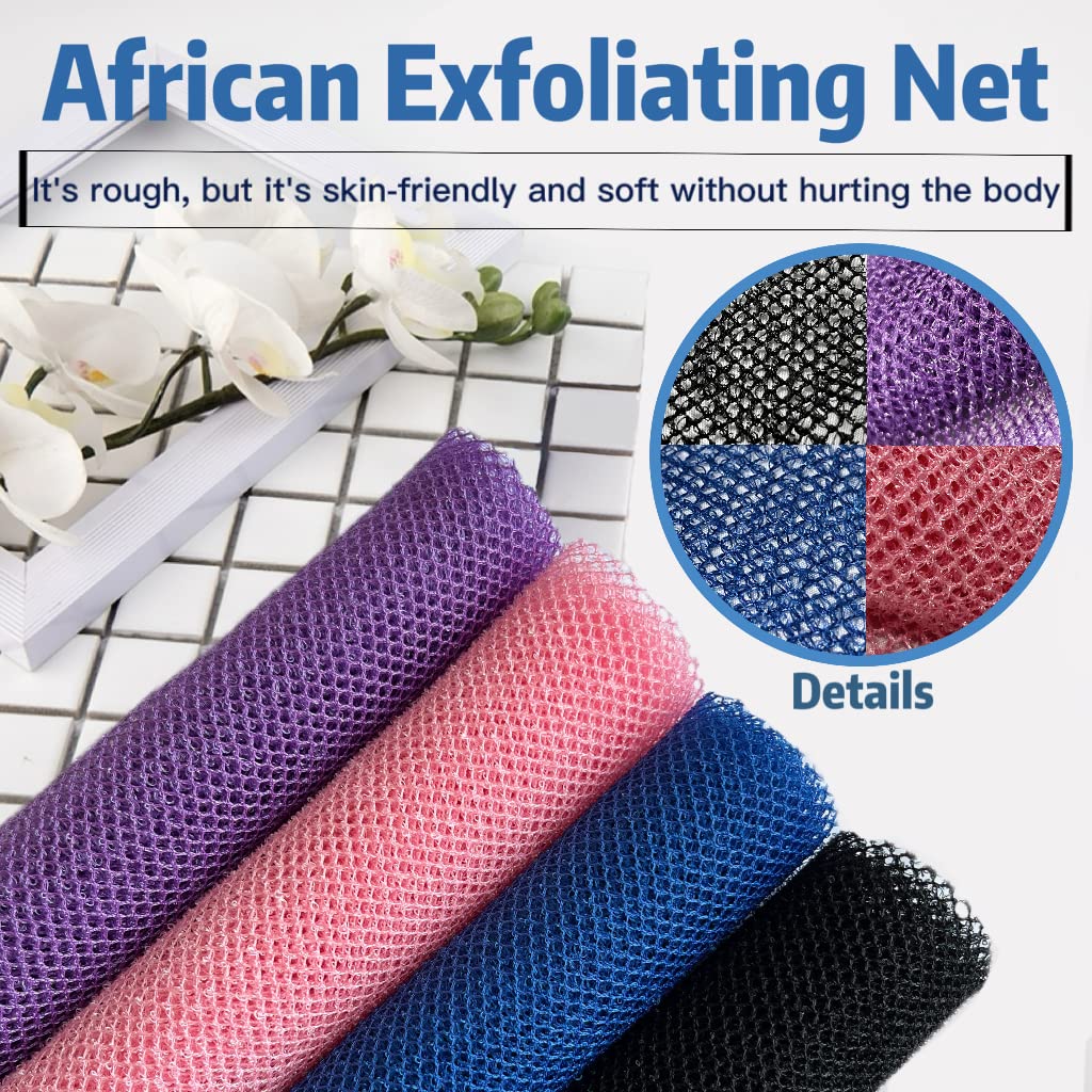 SPMKTBOZAI filet exfoliant pour plusieurs usages et auto-nettoyage.