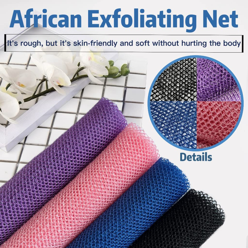 SPMKTBOZAI filet exfoliant pour plusieurs usages et auto-nettoyage.