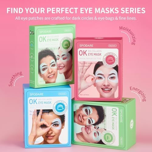 SPODARE patch yeux réduction poches potentielle pour regard reposé