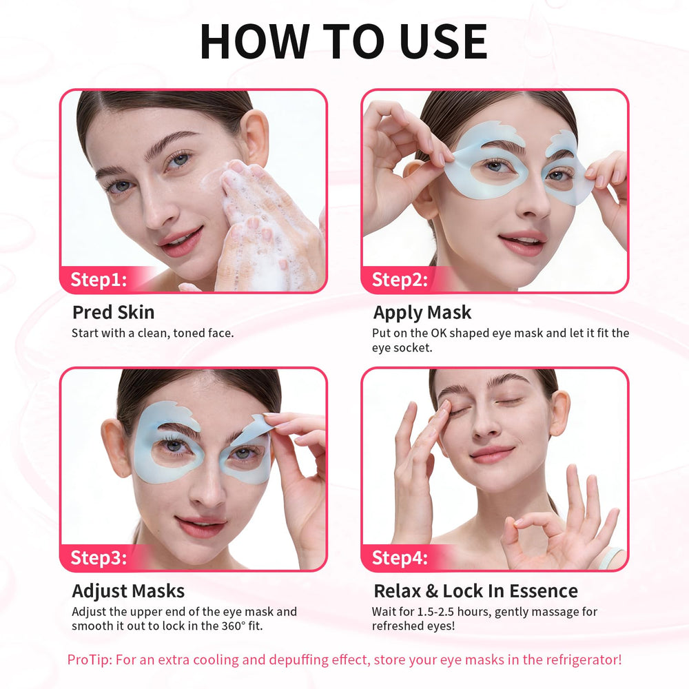 SPODARE patch yeux vegan sans parabènes, adapté peaux sensibles