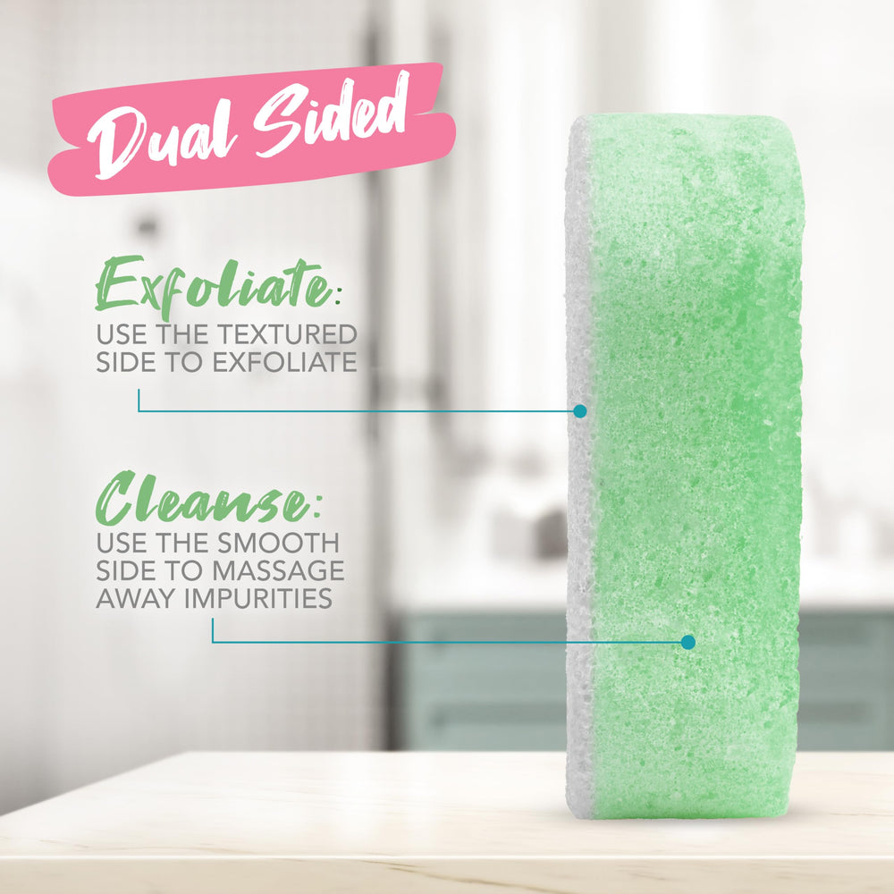 Spongeables Pedi Scrub Menthe – choix éthique sans parabènes ni cruauté.