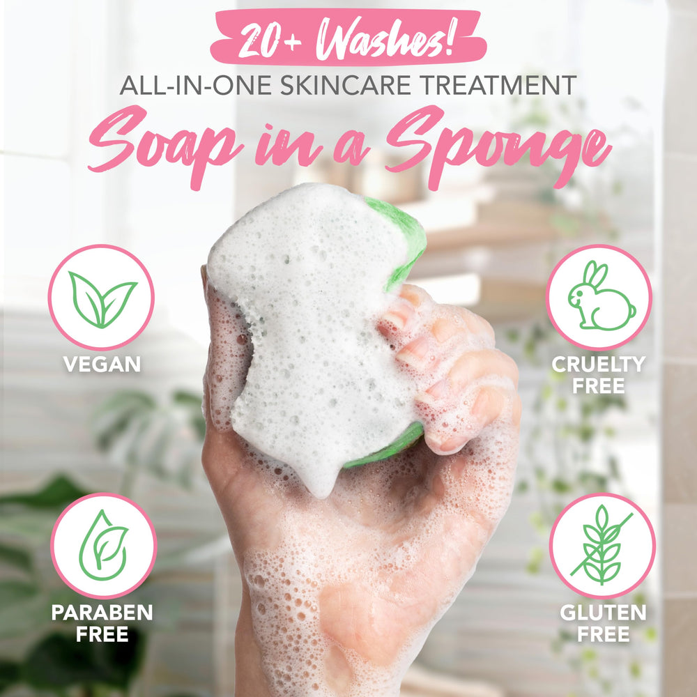 Spongeables Pedi Scrub Menthe – expérience spa à domicile pour pieds frais.