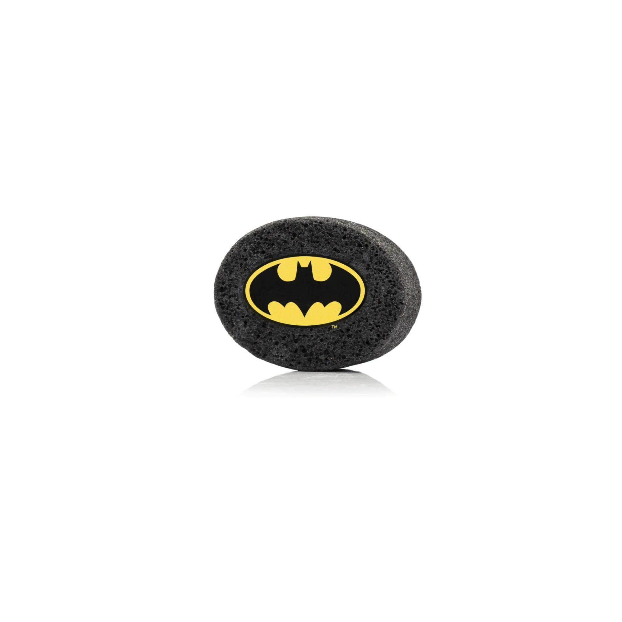 Spongelle Batman Grape Buffer delivers built-in exfoliation and massage in one step.