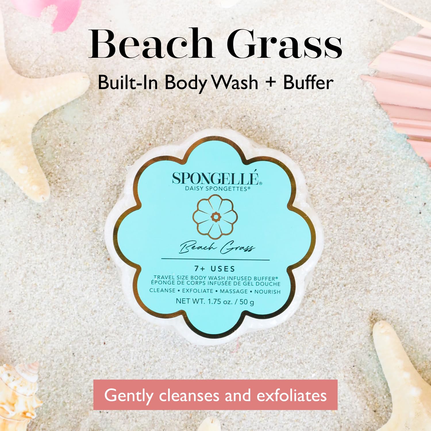 Beach Grass: exfoliation douce pour peau lisse après la douche