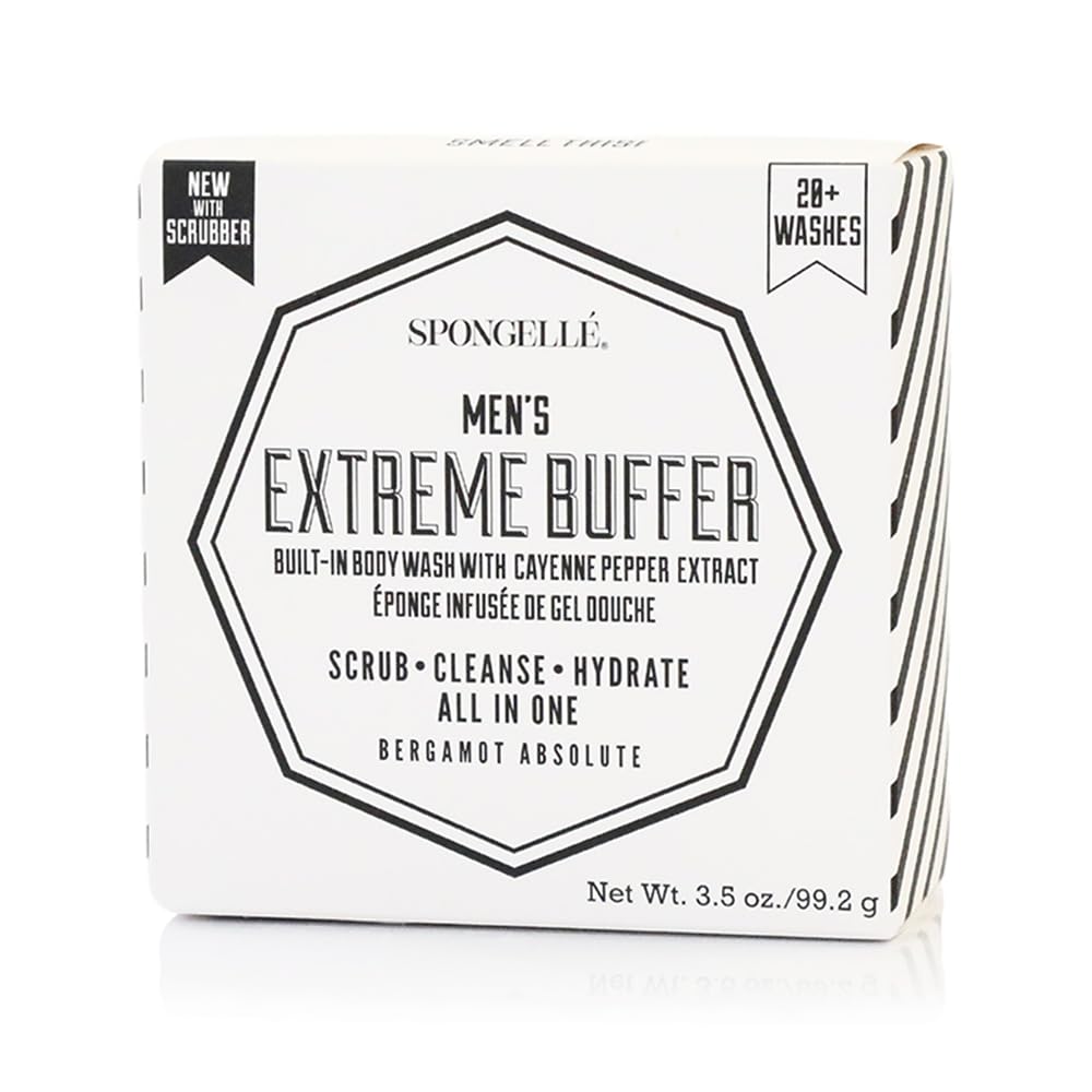 SPONGELLÉ Extrême Buffer – massage doux pour réveiller la peau