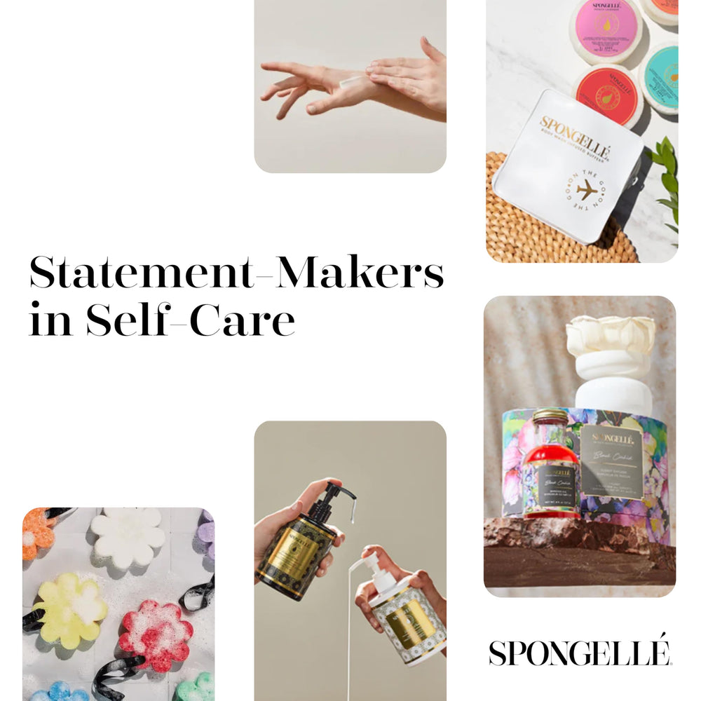 SPONGELLÉ Spongelato loofah supports daily skincare with 14+ uses per unit.