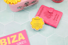 SPONGELLÉ Spongette Patchouli format voyage: soin spa où que vous alliez.
