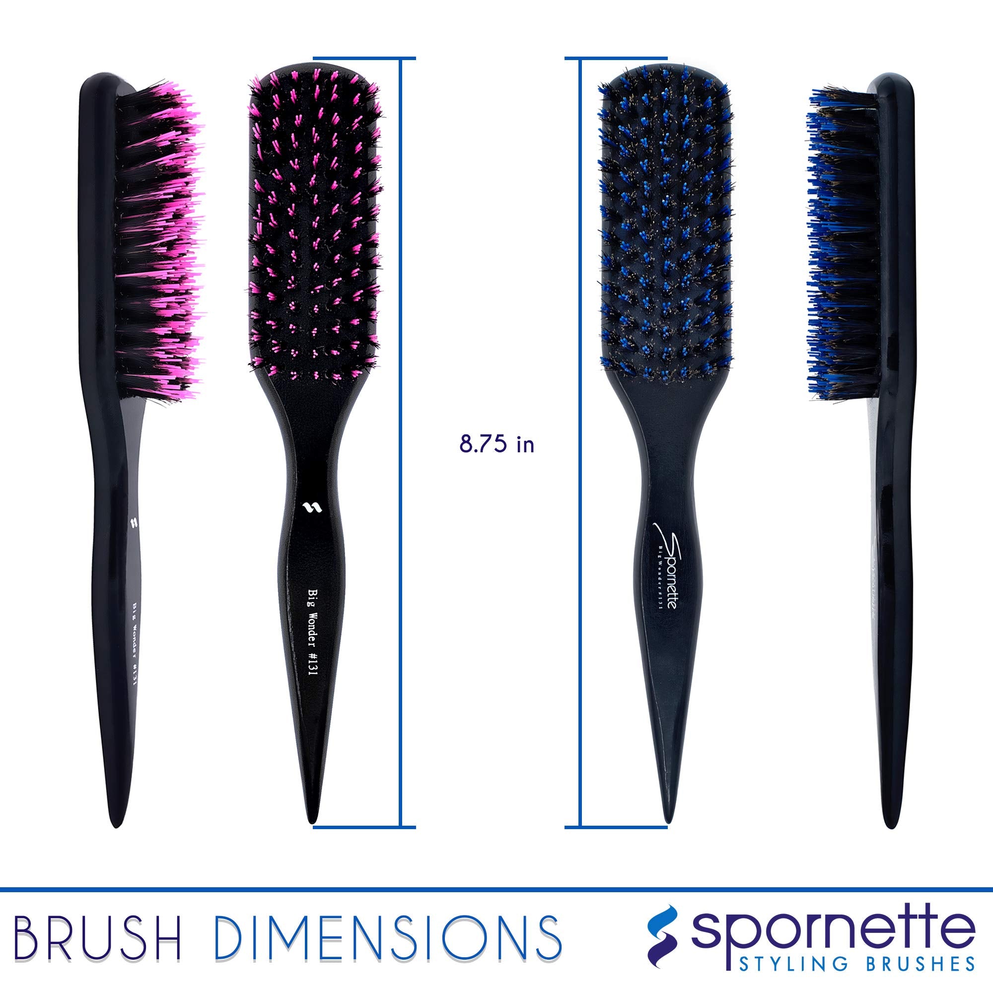Spornette Big Wonder – adaptée à tous les types de cheveux et textures.