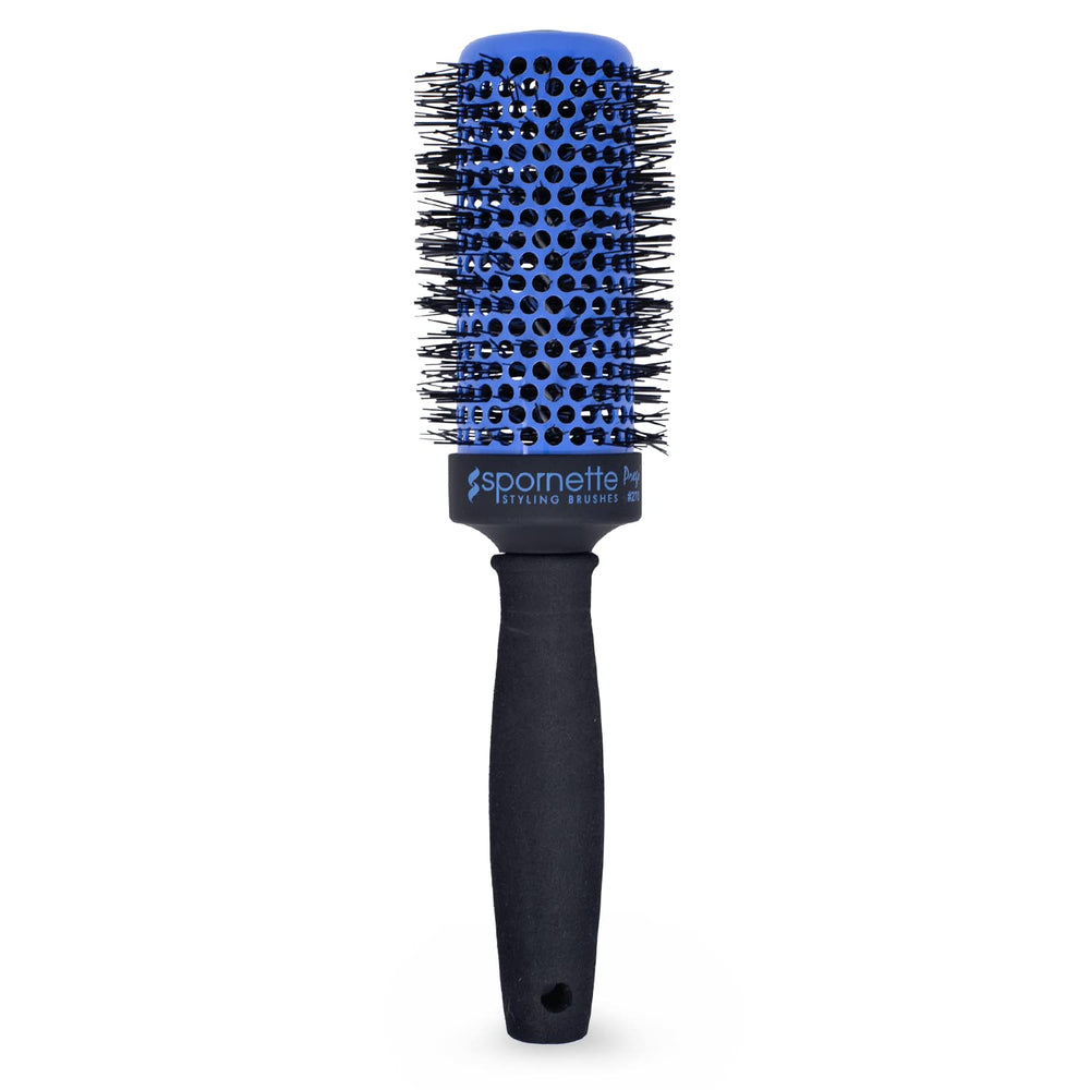SPORNETTE Prego: brosse ronde 2,5 pouces pour un séchage rapide avec baril tourmaline.