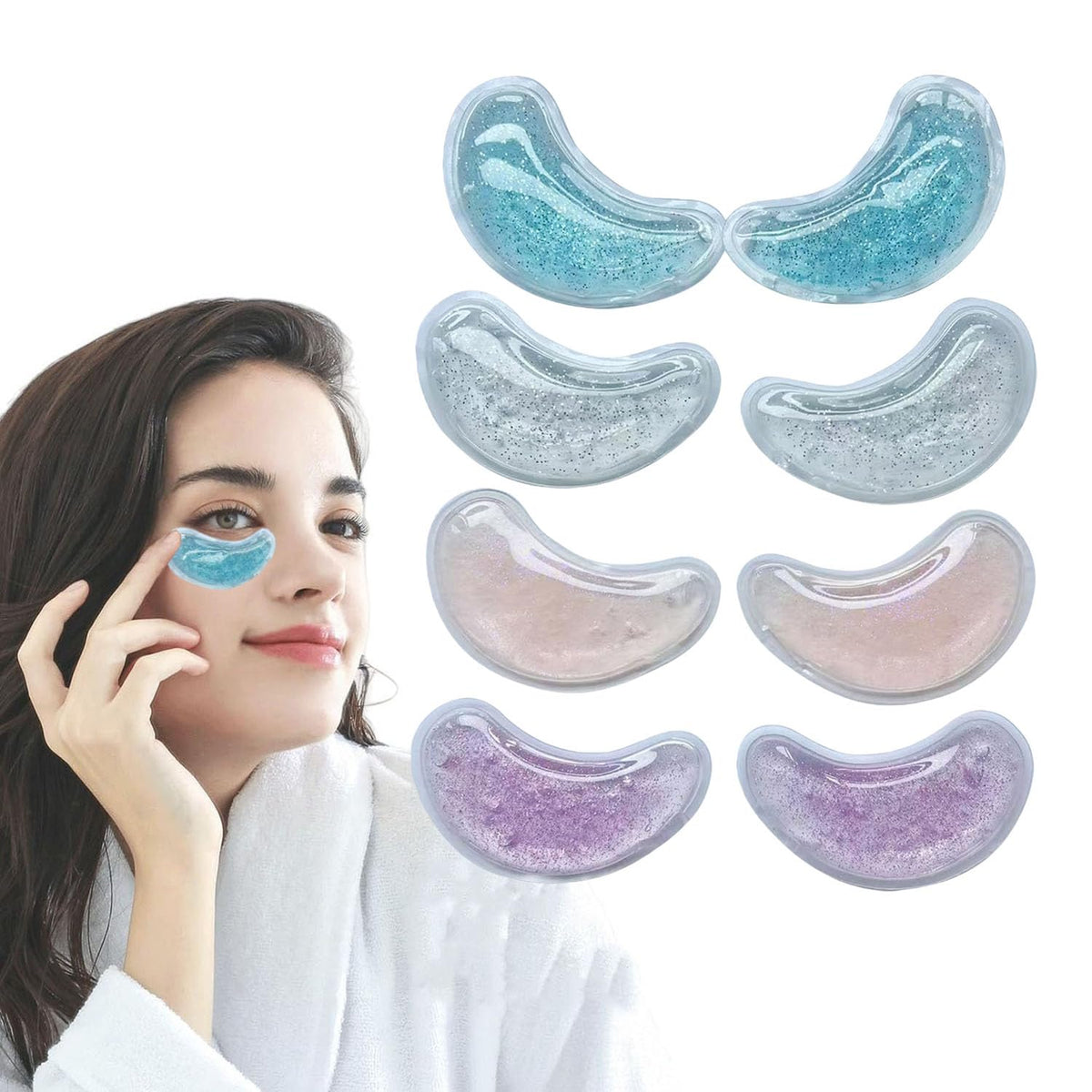 Patchs yeux Sport Emblema, gel froid et chaud pour relief et apaisement.